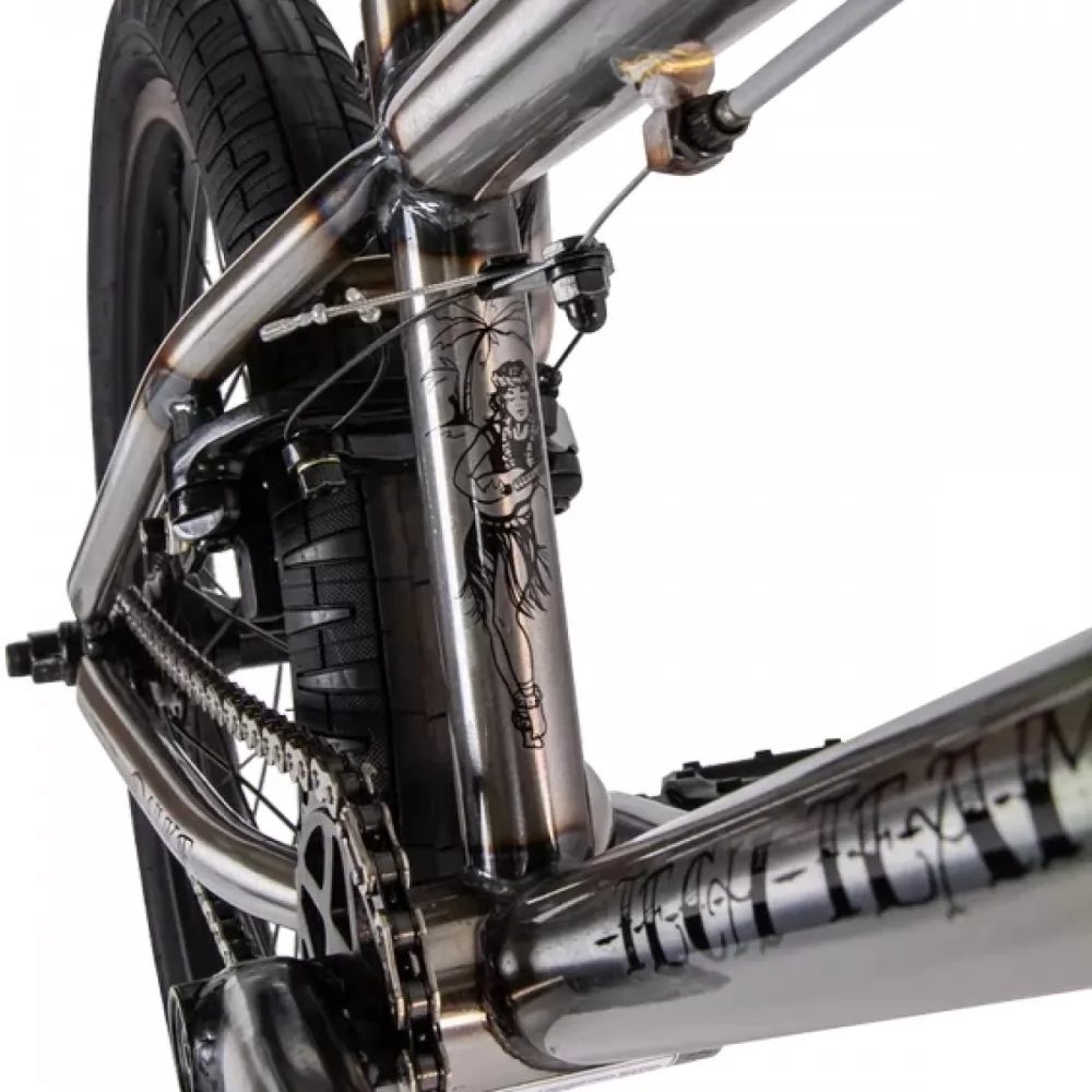 Реальное фото Велосипед BMX TechTeam Duke 20" (2023) синий 90039 от магазина СпортЕВ