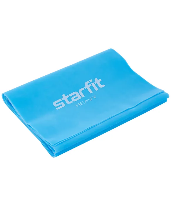 Реальное фото Эспандер ленточный для йоги StarFit ES-201 1200*150*0,55 мм синий пастель 19256 от магазина СпортЕВ