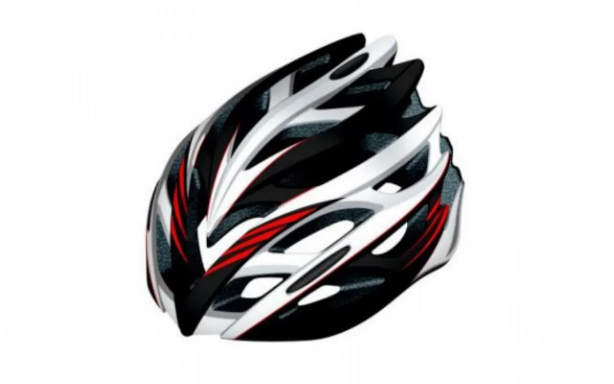 Реальное фото Шлем FSD-HL008 красный/черный/белый 600312 от магазина СпортЕВ
