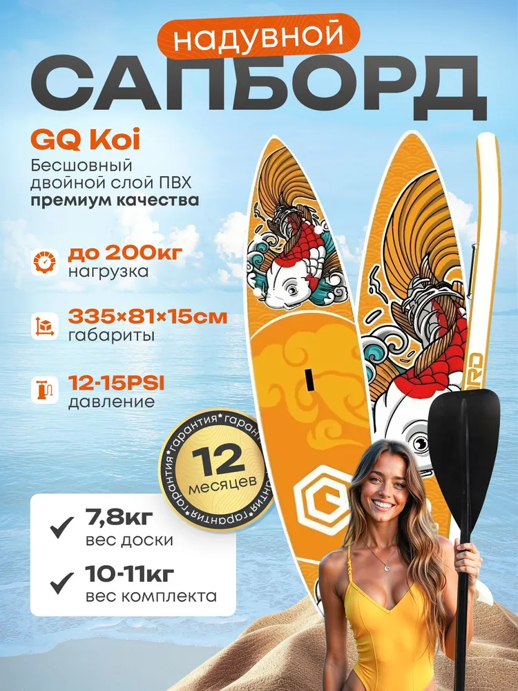 Надувная SUP-доска Сапборд KC Реальное фото Надувная SUP-доска Сапборд KC от магазина Спортев