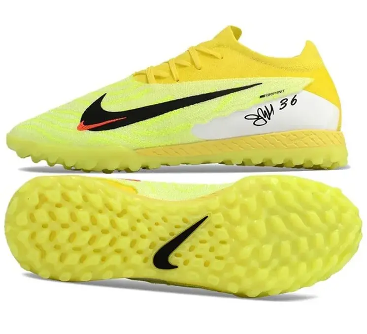 Бутсы Nike Phantom GX Elite turf зеленый/лимон Реальное фото Бутсы Nike Phantom GX Elite turf зеленый/лимон от магазина Спортев
