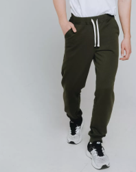 Брюки DEN.VER мужские (Ф3 петля) с манжетами хаки ДВ-МТБ-002