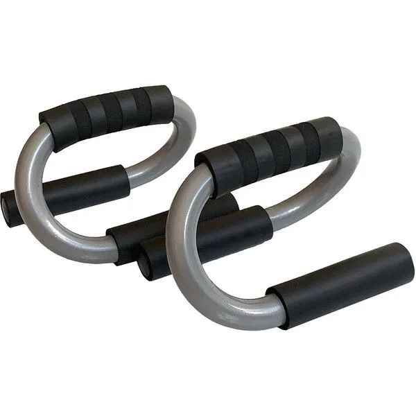 Реальное фото Упоры для отжиманий B24114-4 черный 10021066 от магазина Спортев