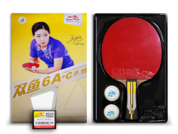 Ракетка для настольного тенниса Double Fish серия 6А+С +2 мяча 1*