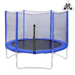 Батут DFC Trampoline Fitness 16ft наружн.сетка, синий (488см)(два короба) 16FT-TR-B Батут DFC Trampoline Fitness 16ft наружн.сетка, синий (488см)(два короба) 16FT-TR-B
