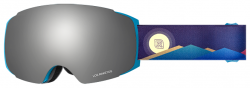 Маска горнолыжная Los Raketos NIKRON grey mirror 21117