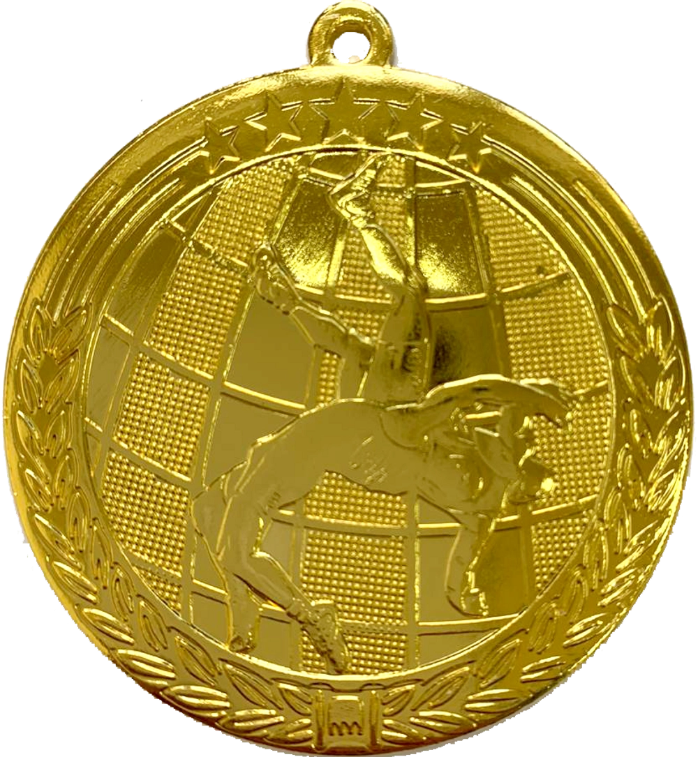 Реальное фото Медаль АТ602 d-60 мм от магазина СпортЕВ