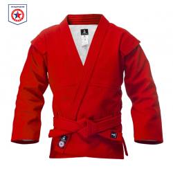 Куртка для самбо ВФС Bravegard Ascend красная